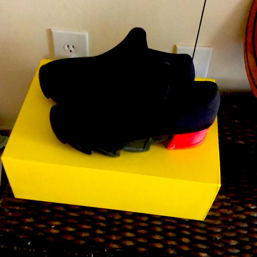 IRI neoprene sneaker with red and black sole